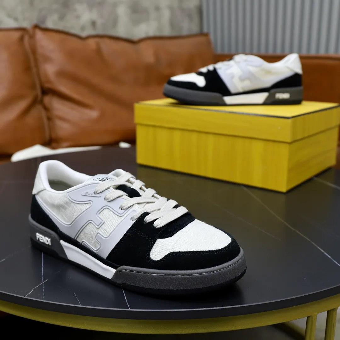 Ex-factory price: 580🔥Couple model (top original order) Brand: FENDI Size: 35-44 (customized for men 38 and 45) Grade: original order quality high version Material: imported original cowhide stitching➕ high-quality and comfortable lining original TPU lightweight non-slip outsole Style category: travel fashion casual shoes versatile trend